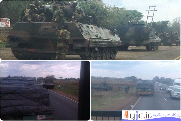 تسلط نظامیان ارتش زیمبابوه بر مقر تلویزیون رسمی این کشور