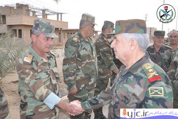 بازدید علی عبدالله ایوب مدیر ستاد یکسان ارتش سوریه از دیرالزور