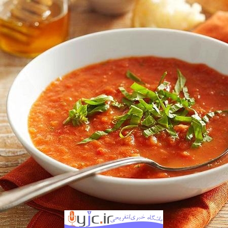 روش تهیه سوپ گوجه فرنگی ایتالیایی+ سوپ گوجه فرنگی رژیمی